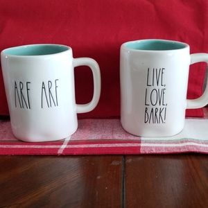 Rae dunn live love bark arf arf mug